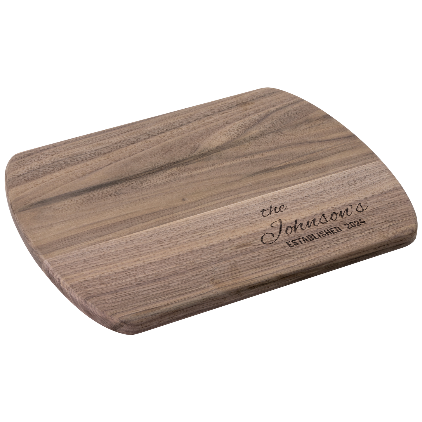 Personalized Family Name Hardwood Cutting Board