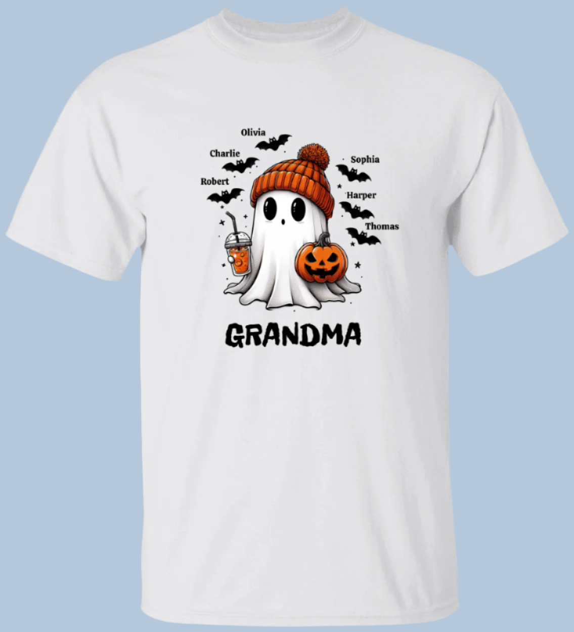 Personalized Fall Season Halloween Boo T-shirt, The Best Gift For Halloween