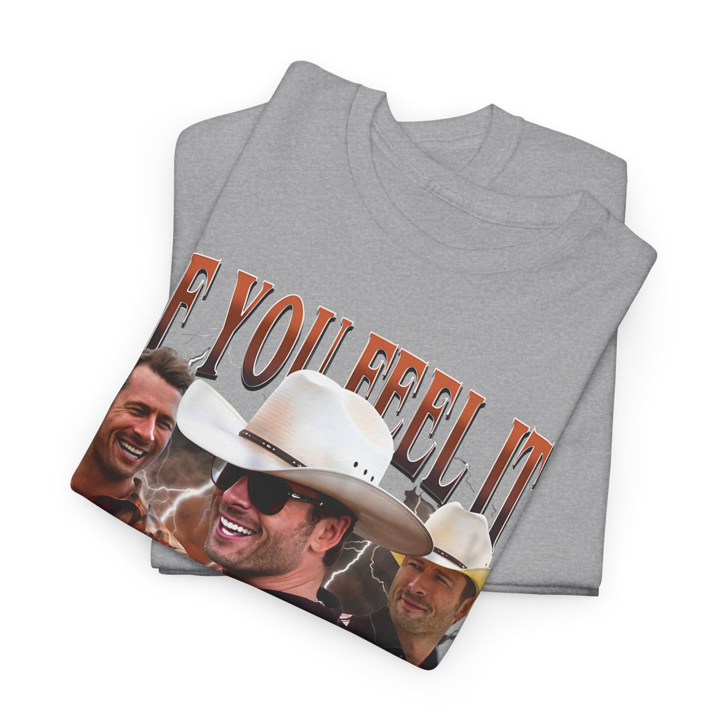 "If You Feel It, Chase It" -Unisex T-Shirt Inspired by Glen Powell as Tyler Owens