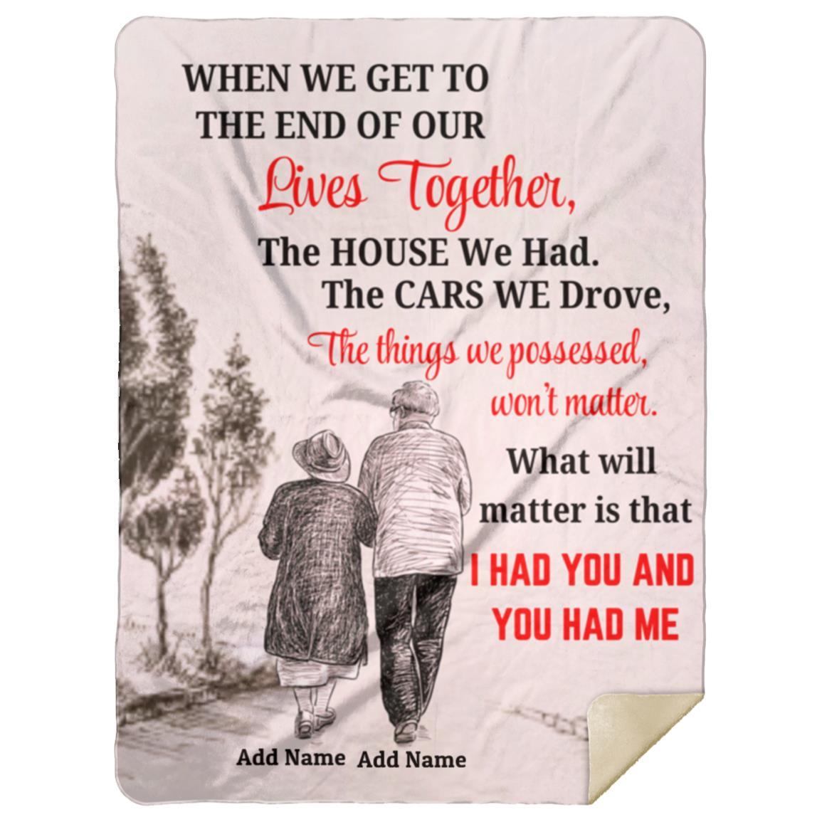 Personalized Couple Blanket – A Heartfelt Keepsake for Lifelong Love