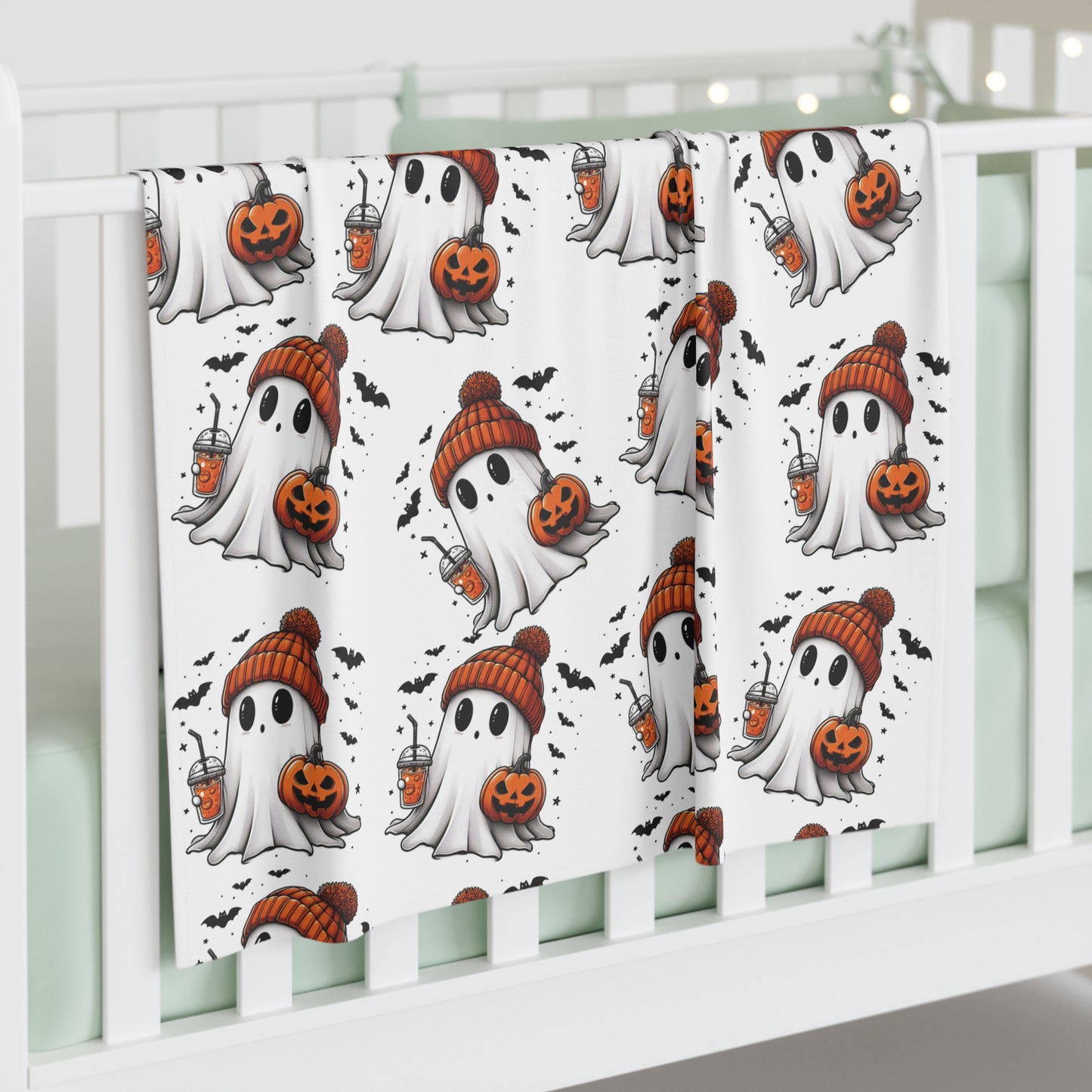 The Ghost With The Most ~ Halloween Blanket