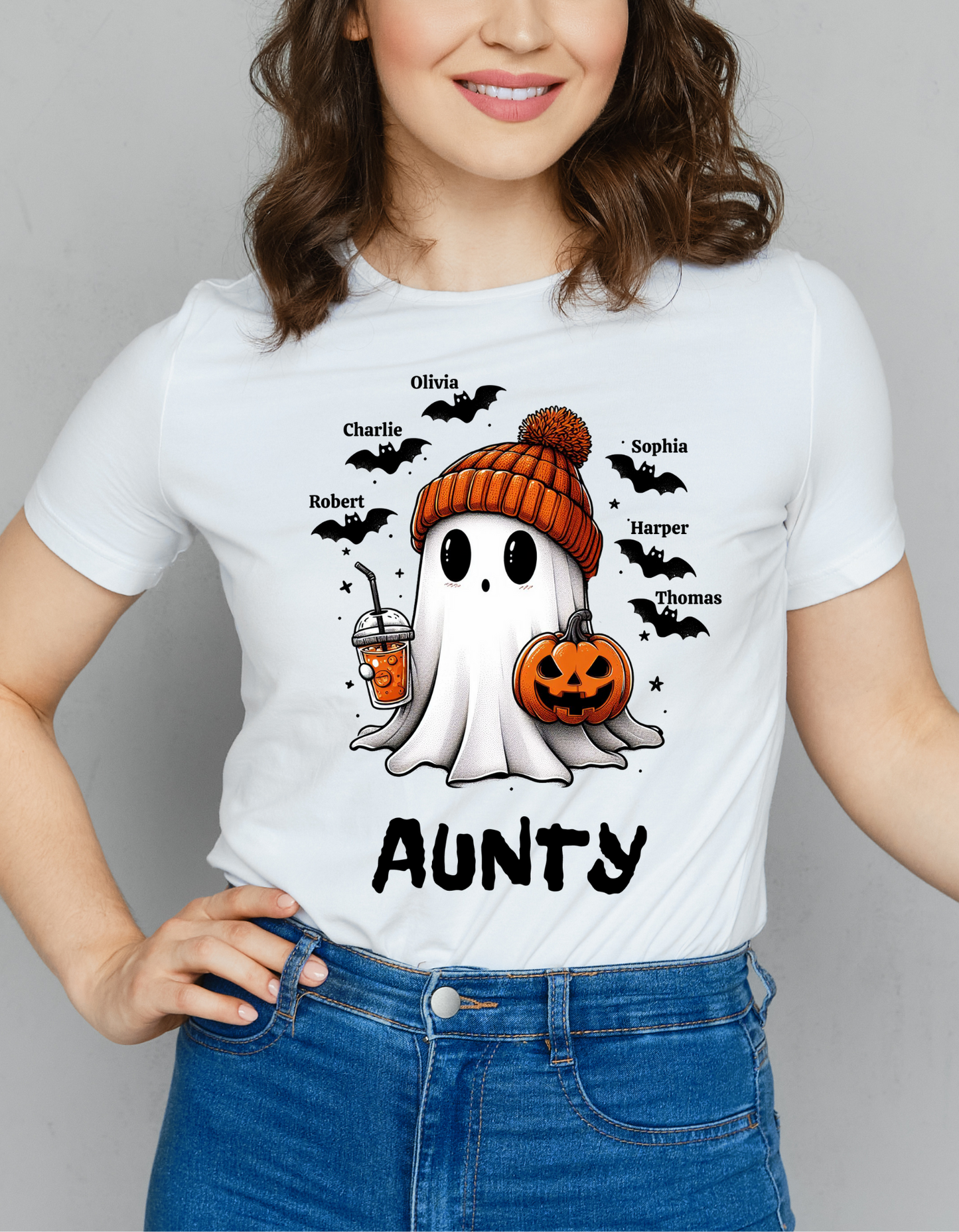 Personalized Fall Season Halloween Boo T-shirt, The Best Gift For Halloween