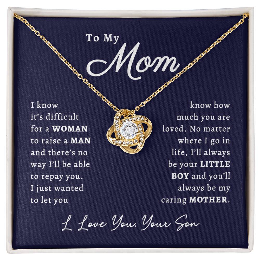 Mom -  Caring Mother Necklace