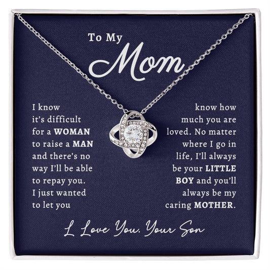 Mom -  Caring Mother Necklace