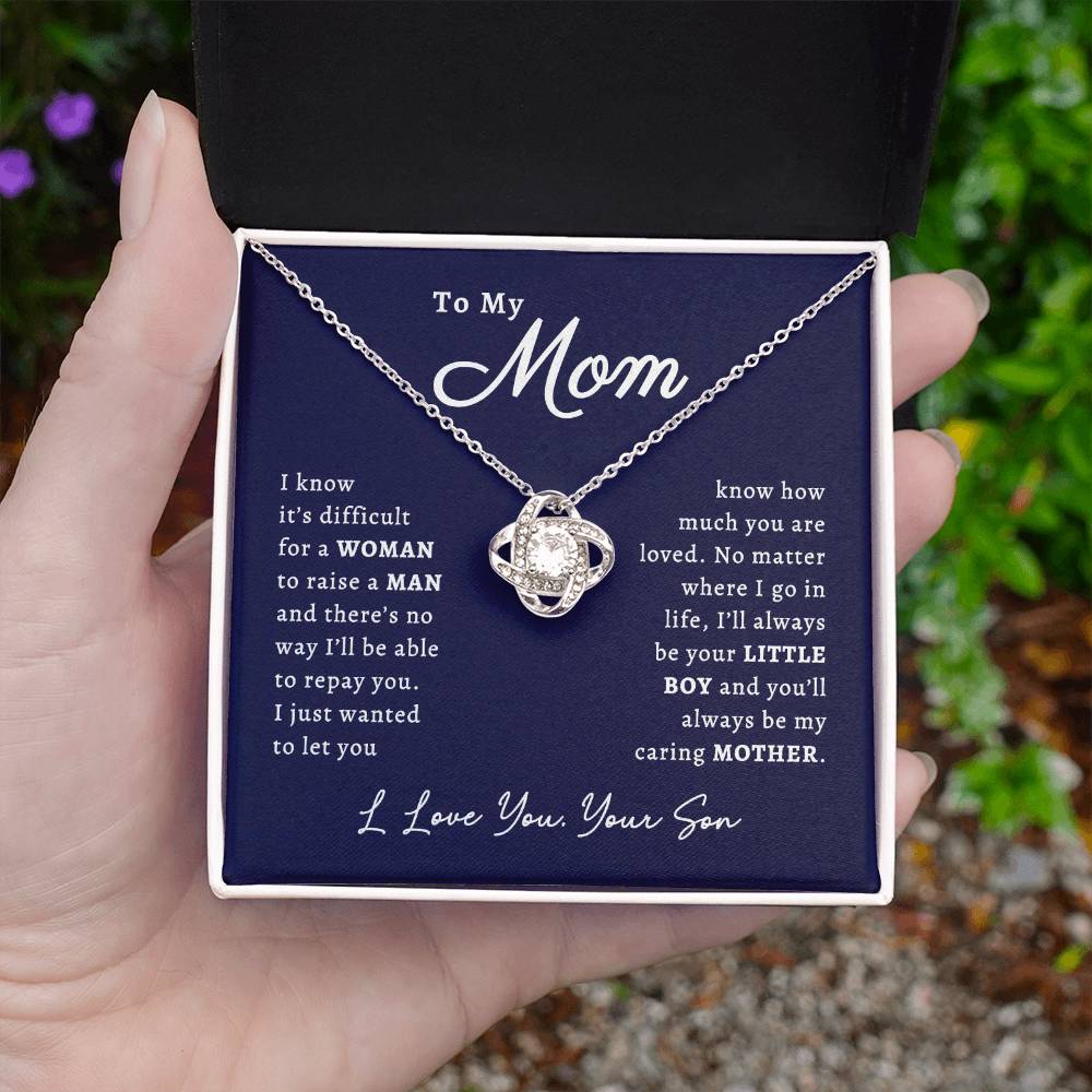 Mom -  Caring Mother Necklace