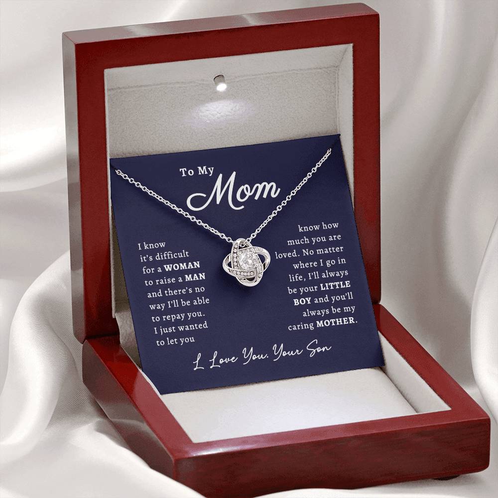 Mom -  Caring Mother Necklace