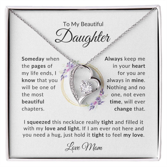 [ALMOST SOLD OUT] To My Beautiful Daughter " Always Keep Me in Your Heart " Love Mom