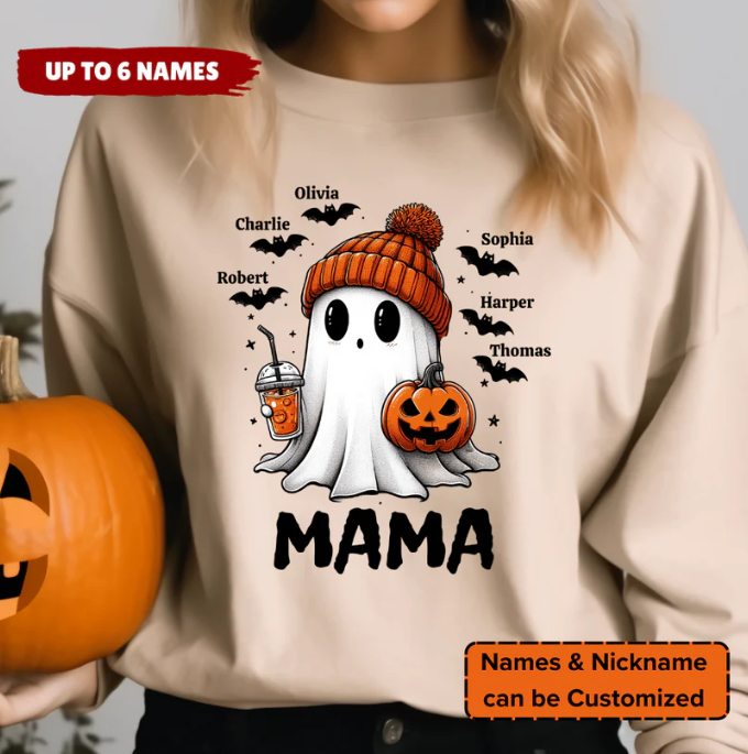 Personalized Fall Season Halloween Boo T-shirt, The Best Gift For Halloween