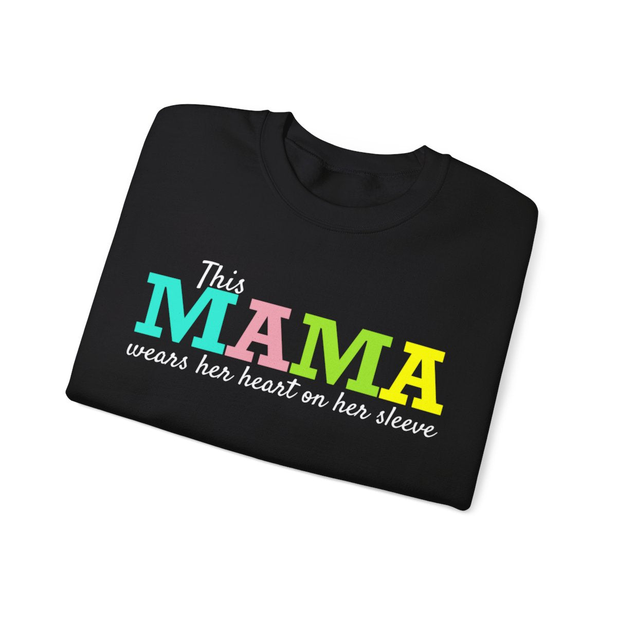 Personalized Mama Sweatshirt with names on the sleeve