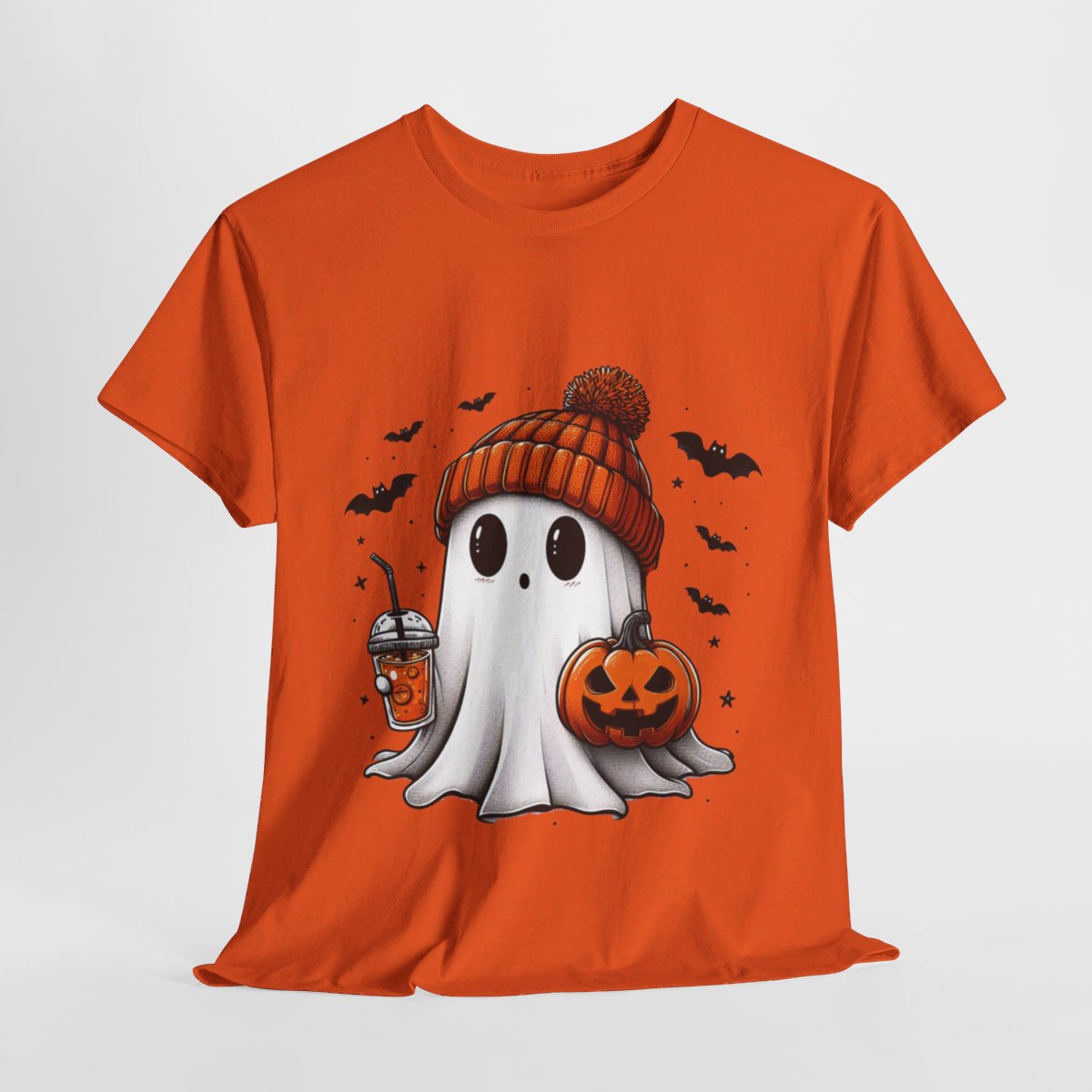 Hauntingly Cute Ghost Halloween T-shirt