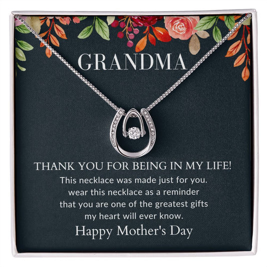 Grandma| Thank you for being in my life| Pendant Necklace